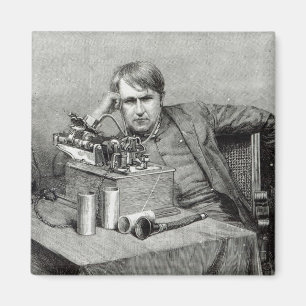 Mr.Edison neuer Plattenspieler Magnet