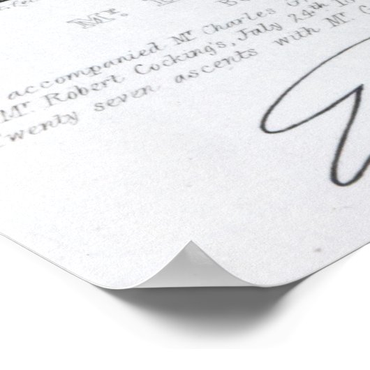 Mr. Edward Spencer, lithograph by Day & Haghe Poster (Ecke)