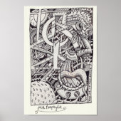 Mr. Emptyful, Tinte Zeichnend Poster (Vorne)