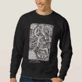 Mr. Emptyful, Tinte zeichnend Sweatshirt (Vorderseite)