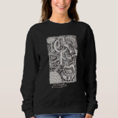 Mr. Emptyful, Tinte zeichnend Sweatshirt (Vorderseite)