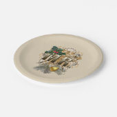MR.Erste Weihnachten Pappteller (Schrägansicht)