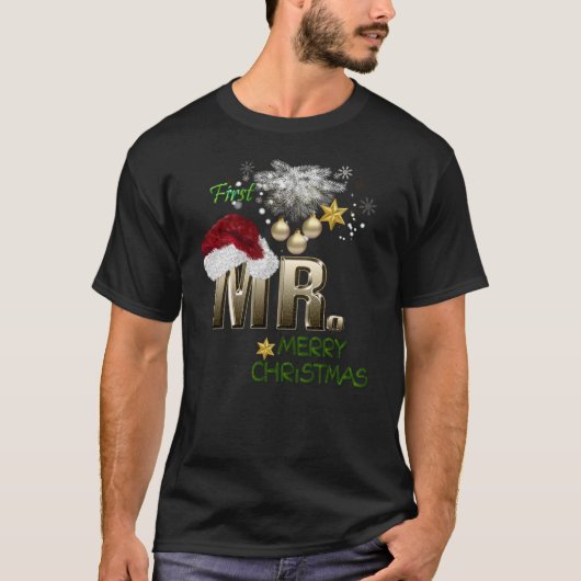MR.Erste Weihnachten T-Shirt (Vorderseite)