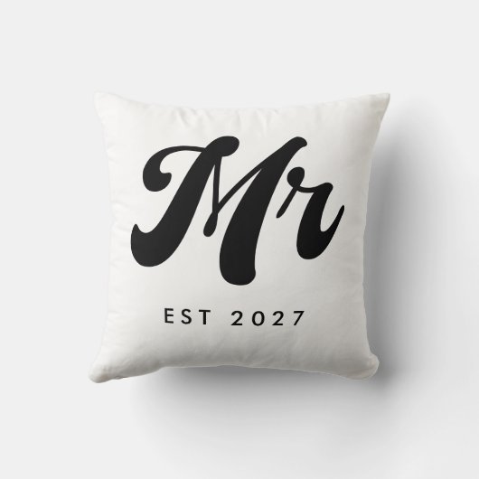 Mr EST year Kissen (Rückseite)