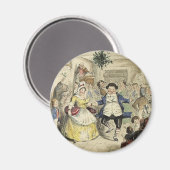 Mr. Fezziwig's Ball, A Christmas Carol Magnet (Vorderseite/Rückseite)