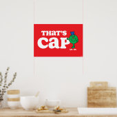 Mr Fib Das ist Cap Poster (Küche)