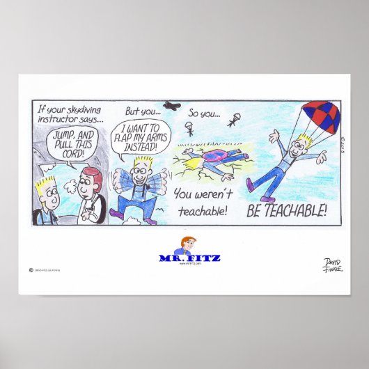 Mr. Fitz: Sei lehrbar 2 - Skydiving! Poster (Vorne)