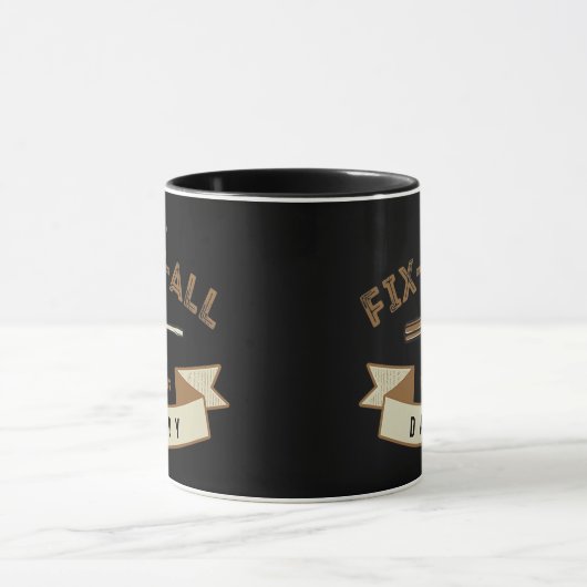 Mr. Fix It All alias Daddy Vater Gift Tasse (Zentrum)