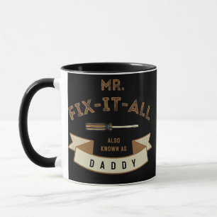 Mr. Fix It All alias Daddy Vater Gift Tasse