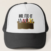 MR. FIX-IT, TOOLBELT UND TOOLS TRUCKERKAPPE (Vorderseite)