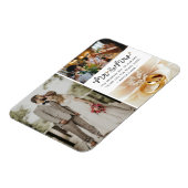 Mr. Foto Collage Wedding Vielen Dank Magnet (Linke Seite)