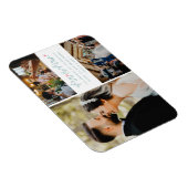 Mr. Foto Collage Wedding Vielen Dank Magnet (Rechte Seite)