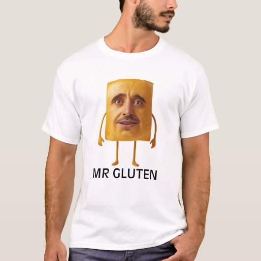 Mr Gluten Bread Joke t shirt (Vorderseite)