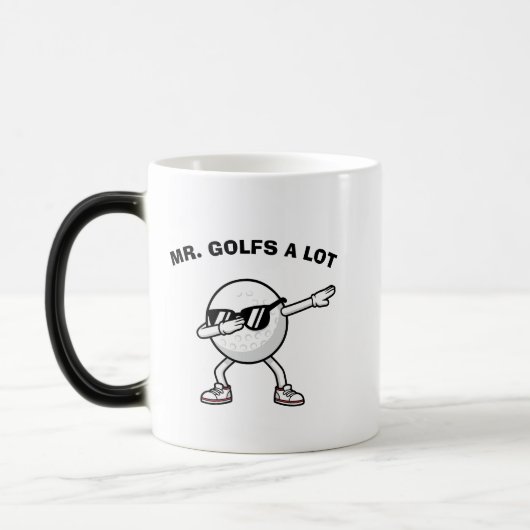 MR. GOLFS A LOT,Funny Golf Verwandlungstasse (Links)