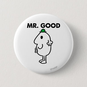 Mr. Good   Grüner Hut Button