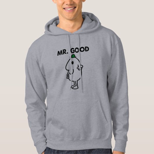 Mr. Good | Grüner Hut Hoodie (Vorderseite)
