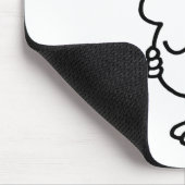 Mr. Good | Grüner Hut Mousepad (Ecke)