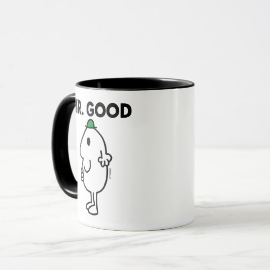 Mr. Good | Grüner Hut Tasse (Vorderseite Links)