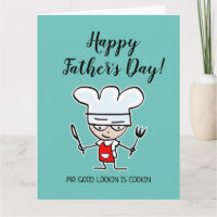 Mr. Good look is cooking Happy Vatertag