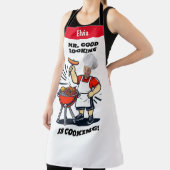 Mr Good Lookin Is Cookin Apron, Personalized Photo Schürze (InSitu)