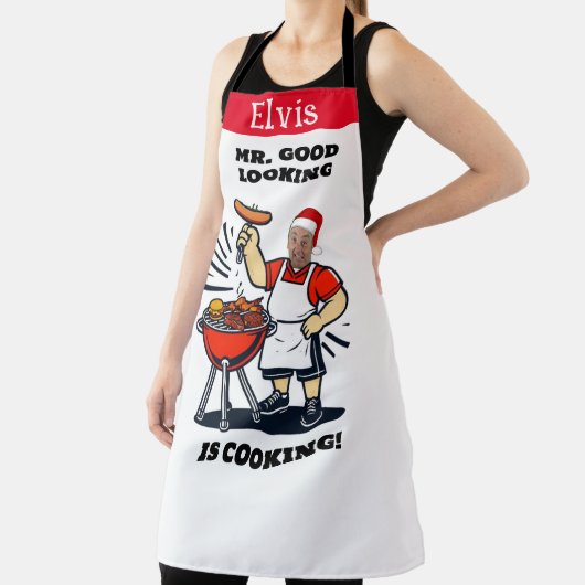 Mr Good Looking Photo Apron, Personalized Xmas Schürze (InSitu)