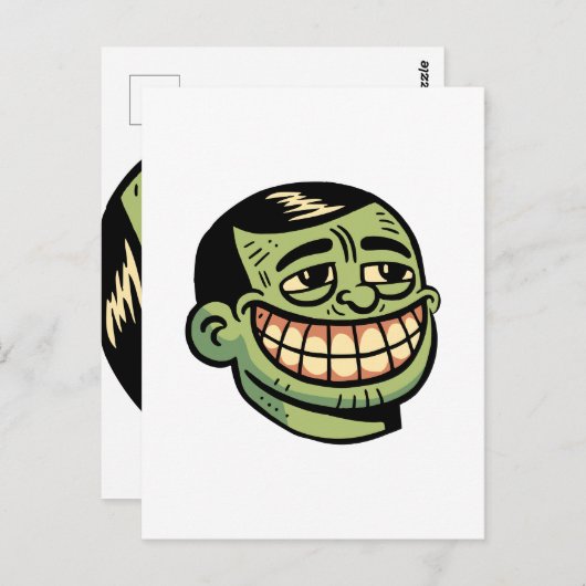 Mr Green Postkarte (Vorne/Hinten)