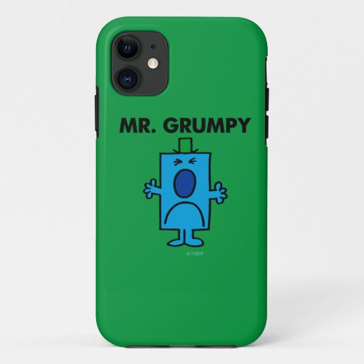 Mr. Grumpy | Frowning Face Case-Mate iPhone Hülle (Rückseite)