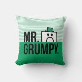 Mr Grumpy | Peeking Head Over Name Kissen (Vorderseite)