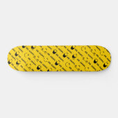Mr. Happy | Alle Lächelmuster Skateboard (Horizontal)