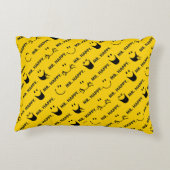 Mr. Happy | Alle Lächelmuster Zierkissen (Rückseite)