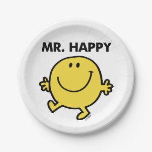 Mr. Happy   Dancing & Smiling Pappteller