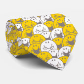 Mr. Happy | Flackerndes Lächelmuster Krawatte (Gerollt)