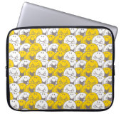 Mr. Happy | Flackerndes Lächelmuster Laptopschutzhülle (Vorderseite)