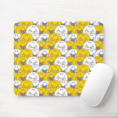 Mr. Happy | Flackerndes Lächelmuster Mousepad (Mit Mouse)
