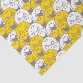 Mr. Happy | Flackerndes Lächelmuster Seidenpapier (Ausschnitt)