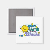 Mr. Happy | Frohe Ostern für alle meine Chicks Magnet (Vorderseite/Rückseite)