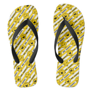 Mr Happy   Gelbe Streifen Badesandalen