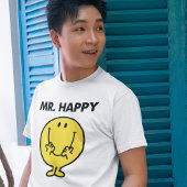 Mr. Happy | Giant Smiley Face Tri-Blend Shirt