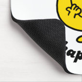Mr. Happy | Glück ist so glücklich wie glücklich Mousepad (Ecke)