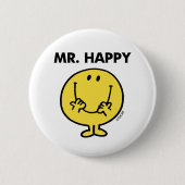 Mr. Happy | Großer Smiley Button (Vorderseite)