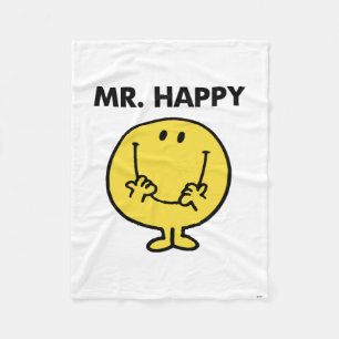 Mr. Happy   Großer Smiley Fleecedecke