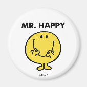 Mr. Happy | Großer Smiley Magnet (Vorne)