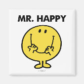 Mr. Happy | Großer Smiley Magnet (Vorne)
