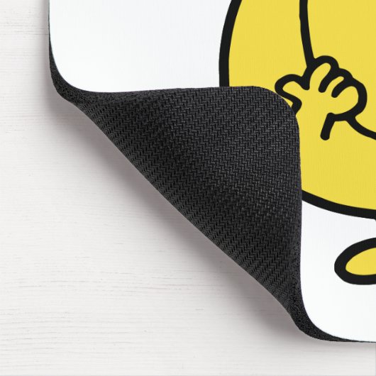 Mr. Happy | Großer Smiley Mousepad (Ecke)
