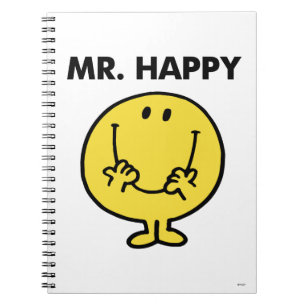 Mr. Happy   Großer Smiley Notizblock