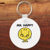 Mr. Happy | Großer Smiley Schlüsselanhänger (Vorderseite)