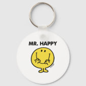 Mr. Happy | Großer Smiley Schlüsselanhänger (Rückseite)