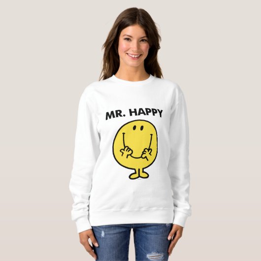Mr. Happy | Großer Smiley Sweatshirt (Vorne ganz)