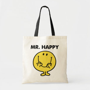 Mr. Happy Großer Smiley Tragetasche