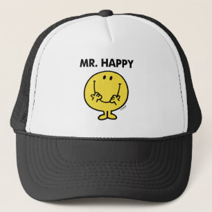 Mr. Happy Großer Smiley Truckerkappe
